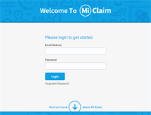 Tablet Screenshot of miclaim.com